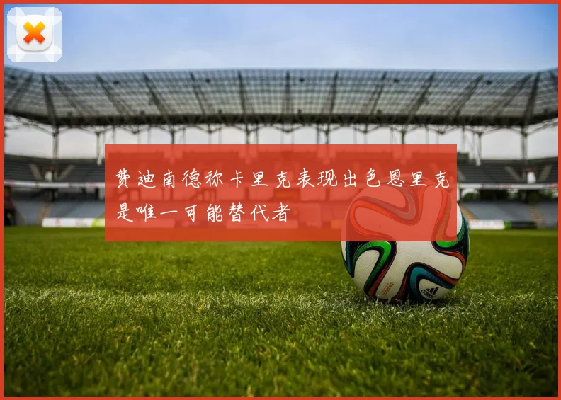 费迪南德称卡里克表现出色恩里克是唯一可能替代者